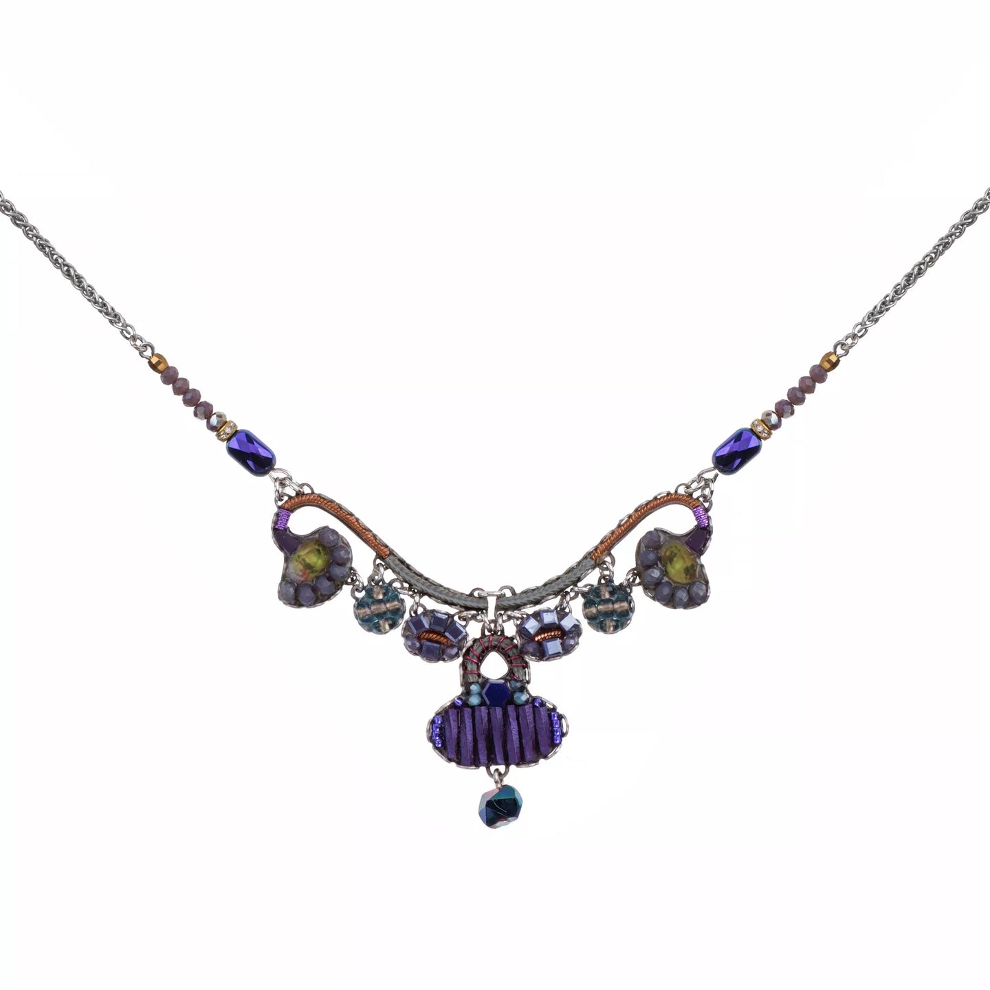 Ayala Bar Purple Sparkle Necklace