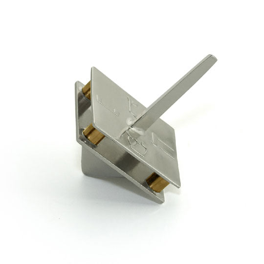 Pewter and Brass Eilat Dreidel by Joy Stember