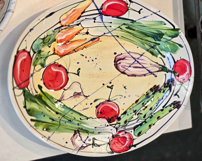 Donna Toohey Large Oval Ceramic Platter