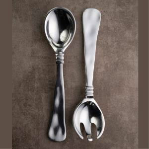 Cast Aluminum Hammered Salad Servers