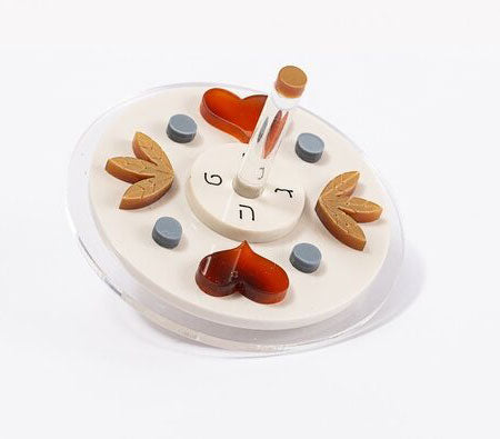 Acrylic Symbols Dreidel by Galia Luz