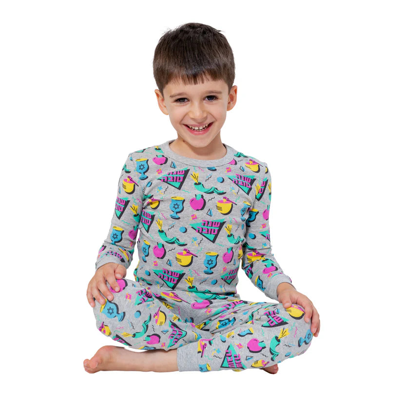 RETRO Rosh HaShanah Apple and Honey Pajamas for Kids!