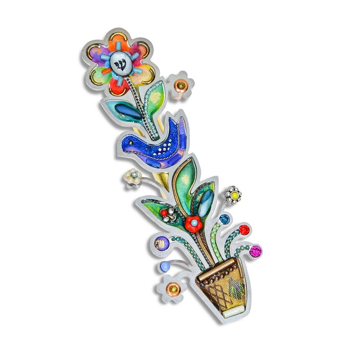 Flower Pot Mezuzah