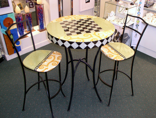 Bistro Table with Stools