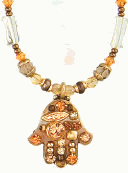 Gold - Tone Hamsa Necklace