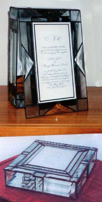 Stained Glass Invitation Box