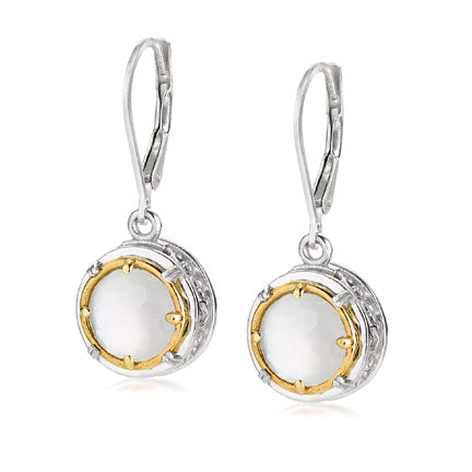 Hanging Mother-of-Pearl doublet Earrings