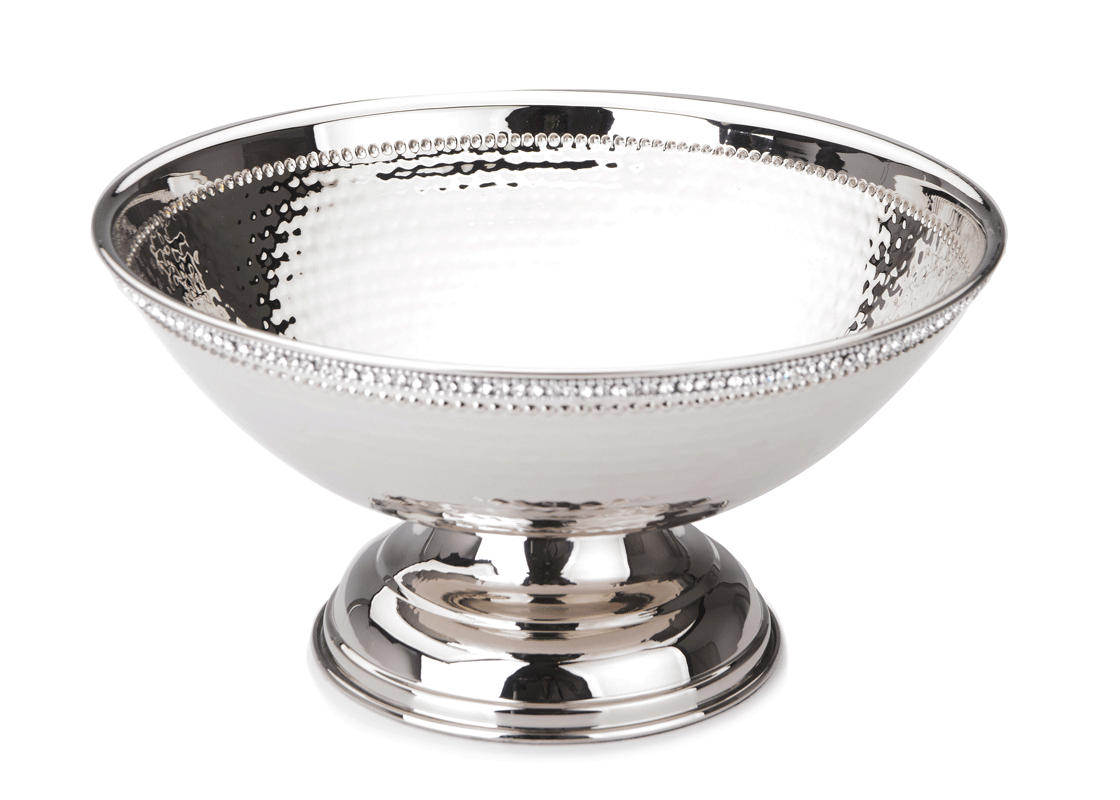 Crystal Encrusted Pedestal Bowl