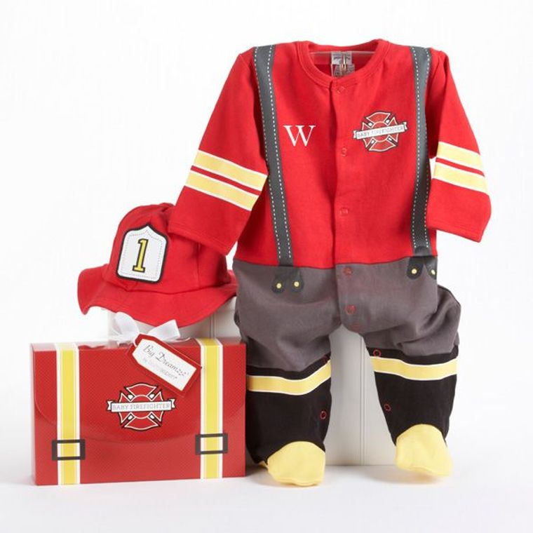 Baby Firefighter Layette Outfit