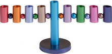 Load image into Gallery viewer, Emanuel Anodized Aluminum Menorah
