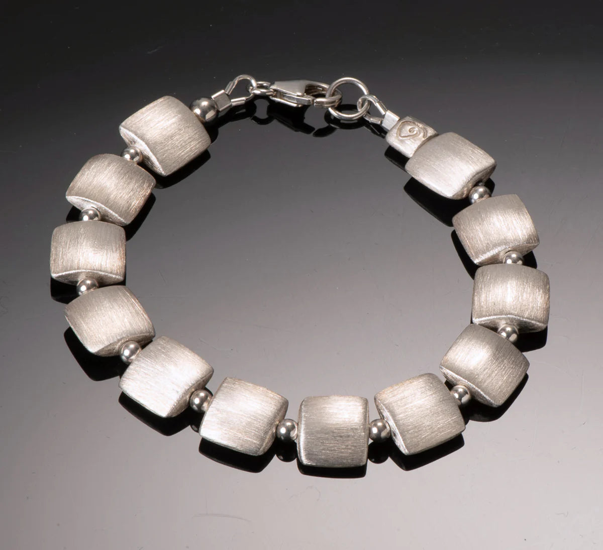 Naomi Puff Sterling Silver Bracelet
