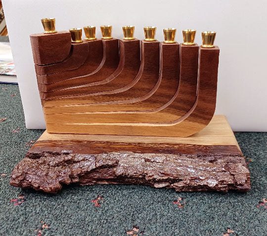 Contemporary Wood Menorah, Style store 1