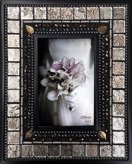 Mosaic Glass and Tile Frame - 4x6