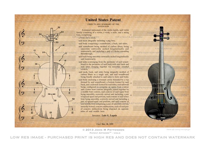 Patent Artwork - Musical Instruments