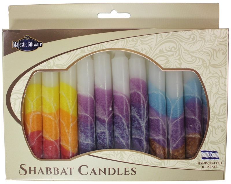 Assorted Shabbat Candles (12 pack)