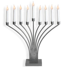 Load image into Gallery viewer, Tall Contemporary Electric Menorah
