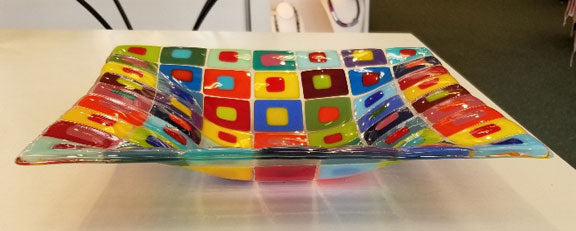 Fused Glass Bowl by Case Island Glass