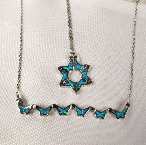 Jewish Star - Butterfly Necklace