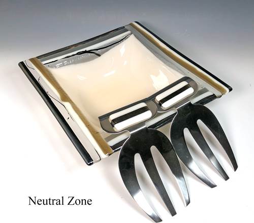 Neutral Zone Glass Bowl and Servers