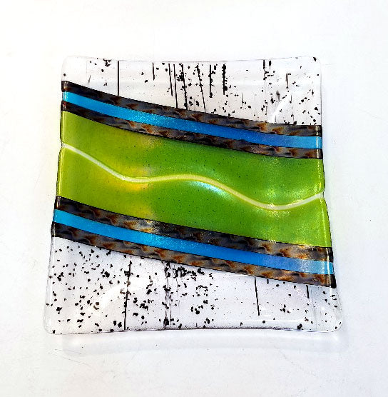 Fused Glass Plate by Chris Paulson