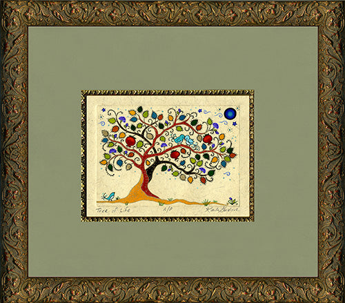 Karla Gudeon Tree of Life Etching